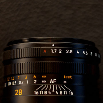 The aperture can be set to A, which is Automatic Aperture. 