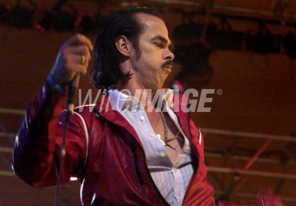Nick Cave of Grinderman performs at the Roskilde Festival 2008