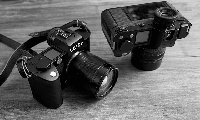 The Leica SL2 (2020) and the Leica SL (2015) are very similar cameras. The Leica SL2 has better egonomics and simplicity in the menu, and larger sensor. But ht e Leica SL (2015) is great for video, the 24MP files are easy to handle and the Leica SL is very economical to buy now. 