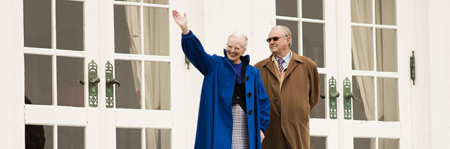 Queen Margrethe of Denmark celebrating her 71th birthday