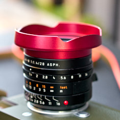 Ventilated Lens Shade for Leica 28mm Summilux-M iASPH f/1.4.