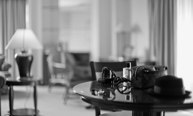 Getting packed to leave for another city. Kuala Lumpur, Malaysia. Leica M Monochrom (2012) with Leica 50mm Noctilux-M ASPH f/0.95 (2008). 320 ISO. © Thorsten Overgaard