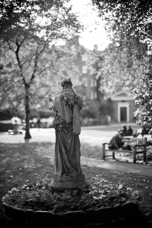 Saint George's Gardens in London ... in black and white. Leica M 240 with Leica 50mm Noctilux-M ASPH f/0.95.