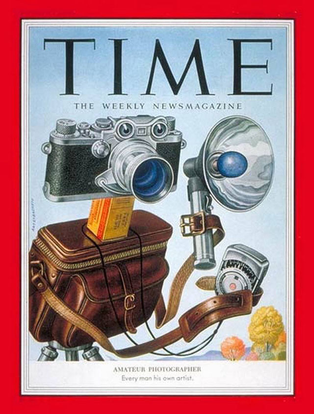 TIME Magazine November 2, 1953 with a Leica on the cover