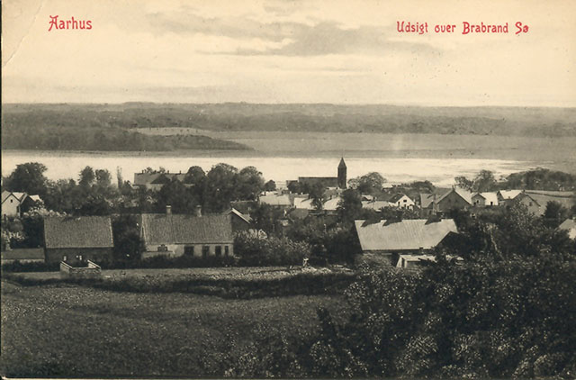 A view over the Brawbrandsøen lake in 1915.