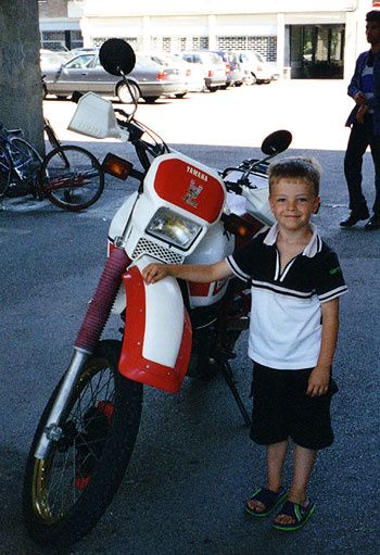 Oliver Overgaard in Italy July 2002