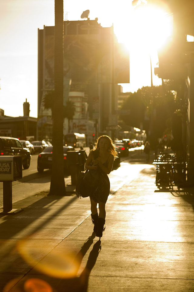 Sunset at Sunset Boulevard. Leica M9 with 50mm Summicron-M f/2.0
