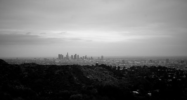 Los Angeles seen from Hollywood Hill. Leica M9 with Leica 50mm Summicron-M f/2.0