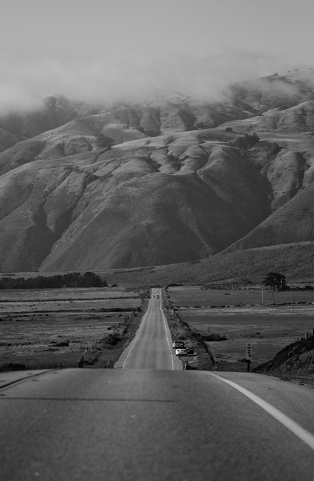 Traveling with Leica M9: Pacific Highway, also known as Highway 1, along the coast from Los Angeles to San Francisco. This one was taken with Leica M9 and 90mm Summarit-M f/2.5 out the top of a convertible.