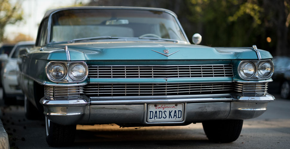 Daddys Cadillac in Hollywood. Leica M10 with Leica 75mm Noctilux-M ASPH f/1.25 FLE. © 2018 Thorsten von Overgaard. 