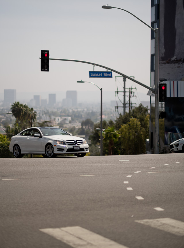 Sunset Strip with a view to downtown LA. Leica M10 with Leica 75mm Noctilux-M ASPH f/1.25. © 2018 Thorsten von Overgaard.