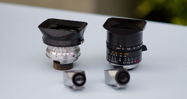 21mm Leica Super-Angulon-M f/3.4 with the new Leica 21mm Super-Elmar-M ASPH f/3.4
