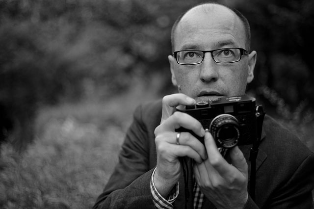 Andreas Jürgensen of the Leica User Forum with the black Leica M9-P