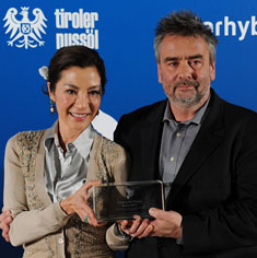 Michelle Yeoh and Luc Besson