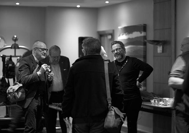 The Leica Society hos a yearly event in UK. Here from the 2018 event with Mike Evans (Macfilos), Simon Hocken, Thorsten Overgaard and other members. 