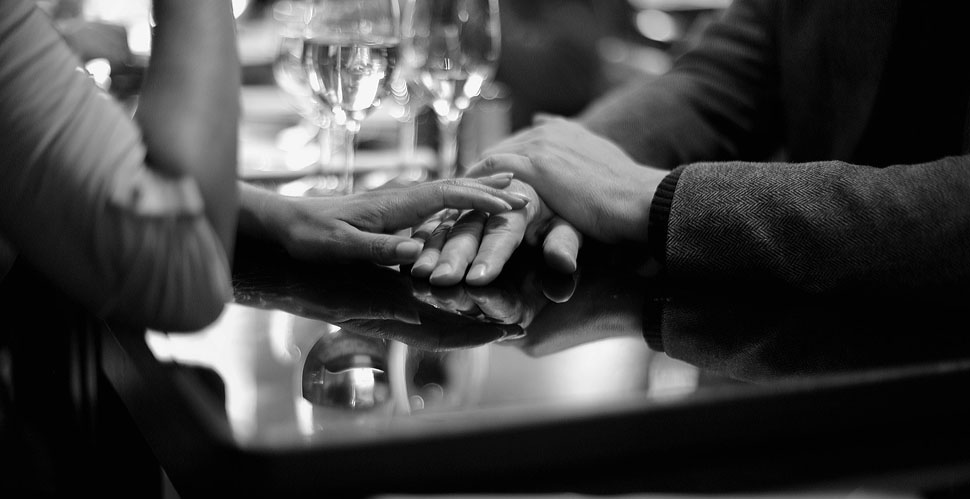 A moment at Paris Bar in Berlin. Leica M9 (2009) with Leica 50mm Noctilux-M f/1.0 (1976) at 800 ISO. 