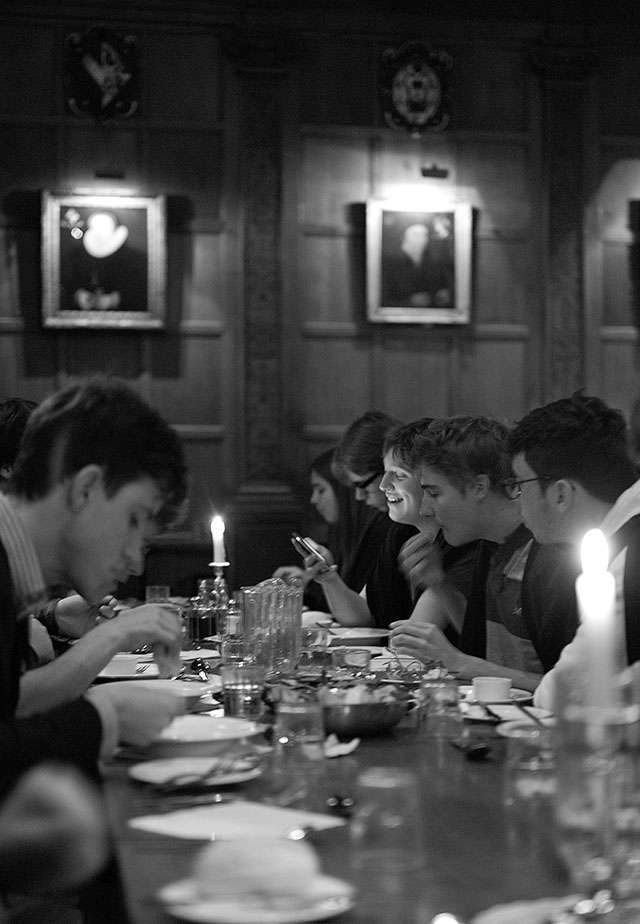 Teenage dinner. Leica M Monochrom with Leica 50mm Noctilux-M f/1.0. © Thorsten Overgaard.