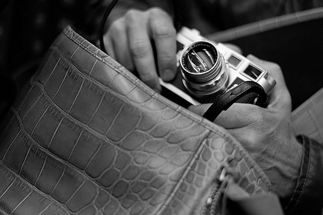 A look at Leica M3 with the 50mm Rigid Summicron. Photographed with Leica M Monochrom with Leica 90mm Summicron-M ASPH f/2.0. © Thorsten Overgaard. 