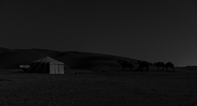 The camp at nigth. Leica M Monochrom