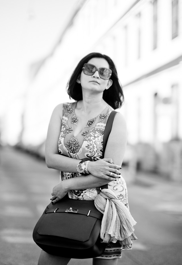 One of the workshop students from Indonesia acting as model for the rest in Vienna. Leica M 240 with Leica 50mm Noctilux-M ASPH f/0.95