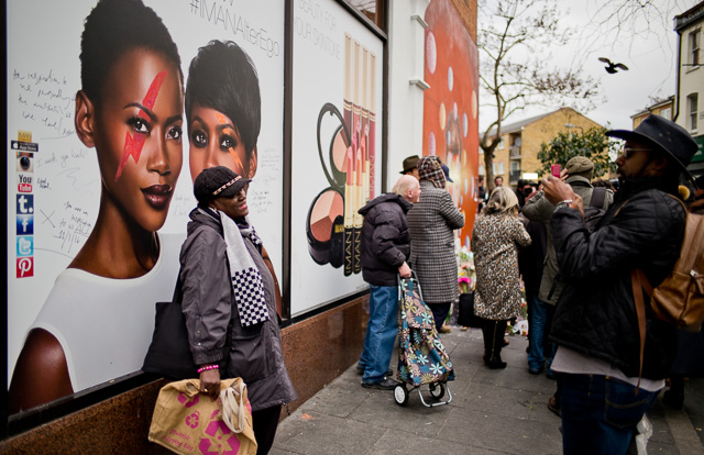 Iman Cosmetics billboards Brixton