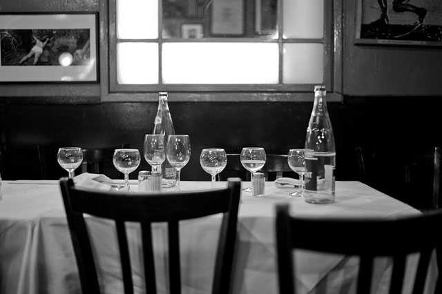 Late night at Paris Bar in Berlin. Leica M9 with Leica 35mm Summilux-M AA f/1.4. © 2016 Thorsten Overgaard.