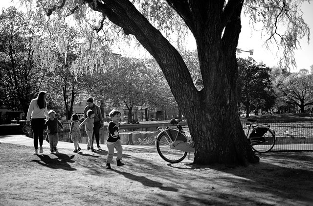 Springtime in Berlin, here a park in East Berlin. Leica M9 with Leica 35mm Summilux-M AA f/1.4. © Thorsten Overgaard.