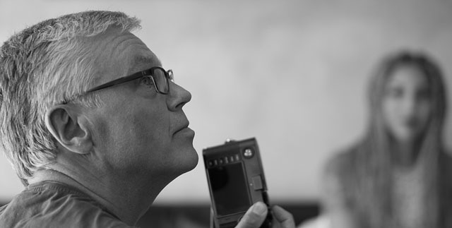 Klaus doing model shoot. Leica MP 240. © 2016 Rolf Johansen.
