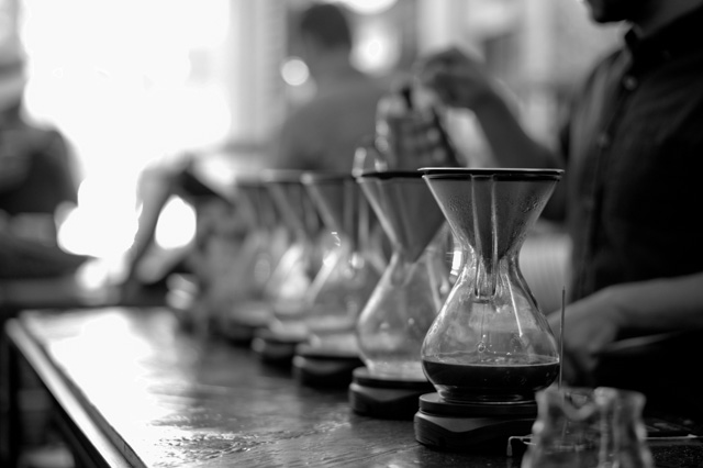 Cooking with the Miles Davis Quartet in Revolver coffee bar. Leica M240 with Leica 75mm Summilux-M f/1.4. © 2016 Thorsten Overgaard.