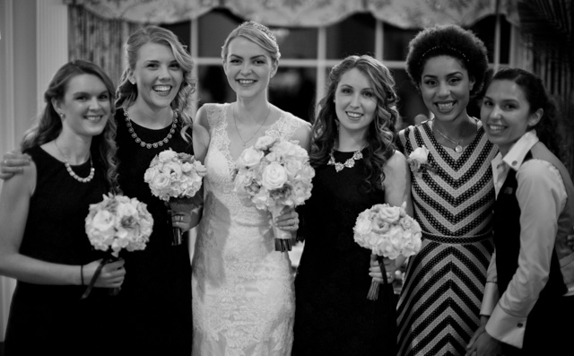 A final group shot of the girls and the bride before the ceremony. Leica M 240 with Leica 50mm Noctilux-M ASPH f/0.95. © 2016 Thorsten Overgaard.