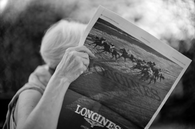 Reading the papers at breaksfast in Rome. Leica M 246 with Leica 50mm Noctilux-M ASPH f/0.95. © 2016 Thorsten Overgaard.