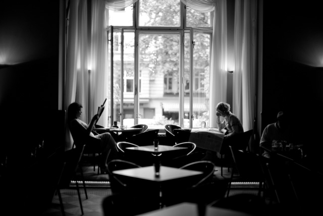 Litteraturhaus Berlin. Leica M 246 with Leica 50mm Noctilux-M ASPH f/0.95. © 2016 Thorsten Overgaard.