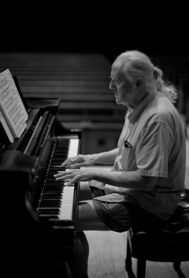 Preparing for concert in the church. Leica M 246 with Leica 50mm Noctilux-M ASPH f/0.95. © 2016 Thorsten Overgaard.