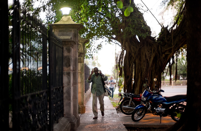 Havana has lots of large, beautiful estates. There are so many of them that you sense there is not enough activities and people to fill them up. Some are empty ruins that seem to wait for a wealthy foreign buyer, others are made into several apartments, either in poor or fairly good condition. An overwhelming number of large villas has a government sign saying they are for elderly, mentally ill, scouts, music schools, or other activities run by the government. Leica M10 with Leica 50mm Noctilux-M ASPH f/0.95. Copyright 2017-2018 Thorsten von Overgaard. 