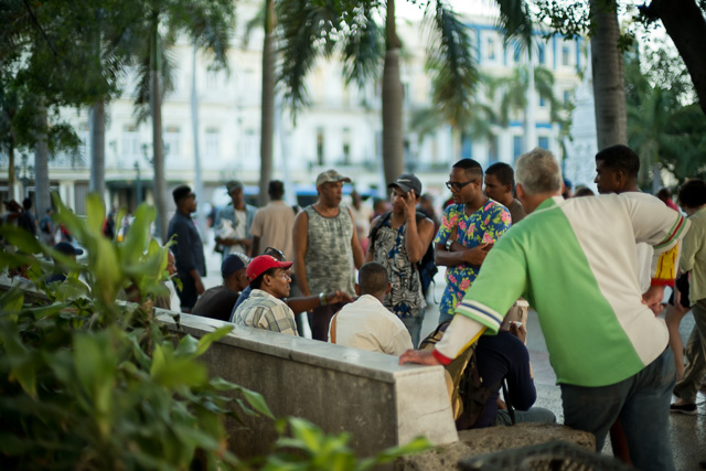 In Havana I saw this odd scenery of men having tempered discussions about what could seem the planning of a violent revolution. It turns out to be men who have a license to discuss baseball. One of the things that will never make sense, I guess. Leica M10 with Leica 50mm Noctilux-M ASPH f/0.95. Copyright 2017-2018 Thorsten von Overgaard. 