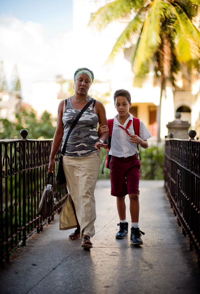 The walkway from one street to another going through Edificio Arcos, Havana, Cuba. Leica M10 with Leica 50mm Noctilux-M ASPH f/0.95. Copyright 2017-2018 Thorsten von Overgaard.