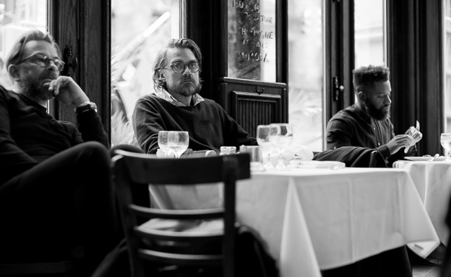 Making Danish faces in the lunch place with my Danish friend Claus Due. Leica M10 with Leica 50mm Noctilux-M ASPH f/0.95. © 2017 Thorsten von Overgaard.ca 