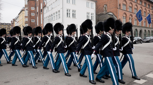 The Queens Guard, Copenhagen, Denmark. Leica CL with Leica 18mm Elmarit-TL f/2.8. © 2018 Thorsten von Overgaard. 