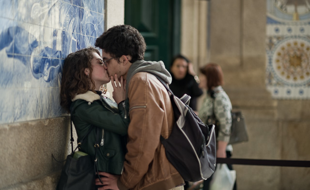 Young love at the train station in Porto. Leica M10 with 75mm Noctilux-M ASPH f/1.25. © 2018 Thorsten Overgaard.