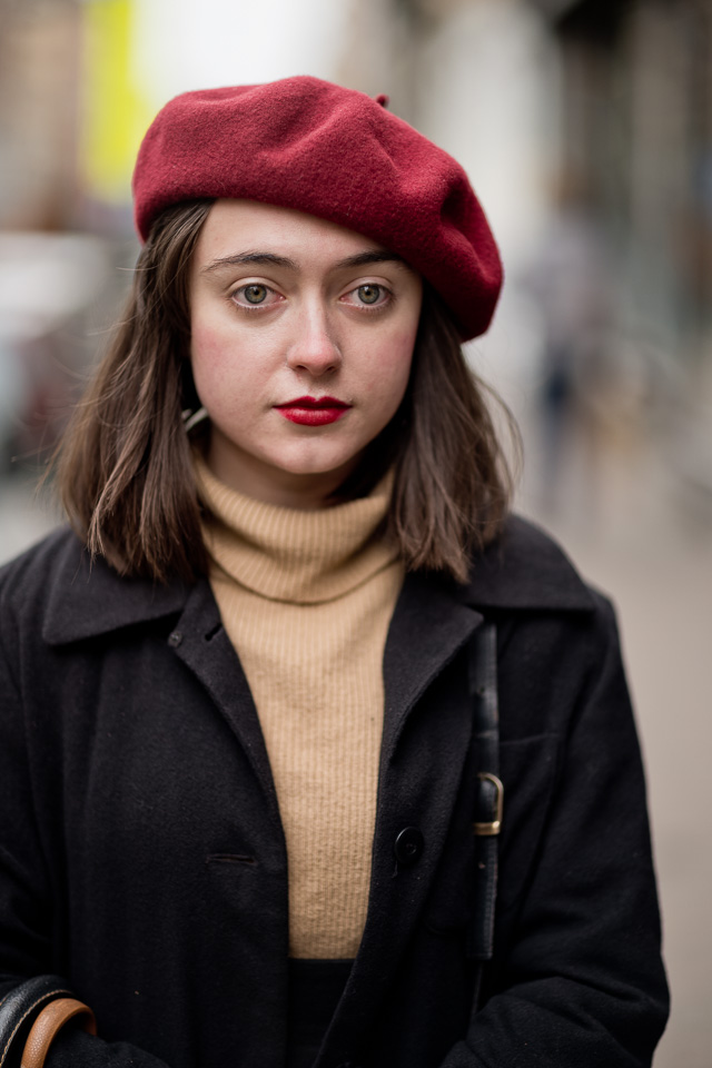 Street portrait of a renaissance woman we met. Leica M10 with Leica 75mm Noctilux-M ASPH f/1.25. © 2018 Thorsten von Overgaard. 