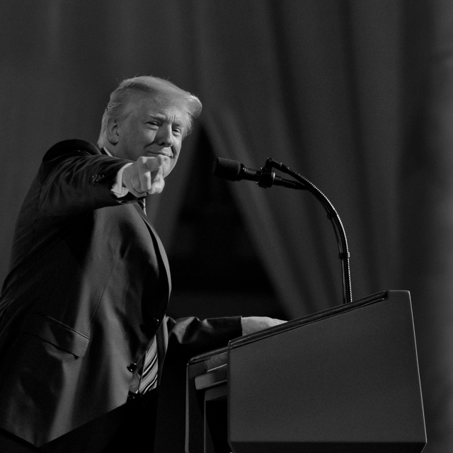 President Donald Trump in his address to the guests at the Susan B. Anthony List Gala. Leica M10 with Leica 75mm Noctilux-M ASPH f/1.25. © 2018 Thorsten von Overgaard. 