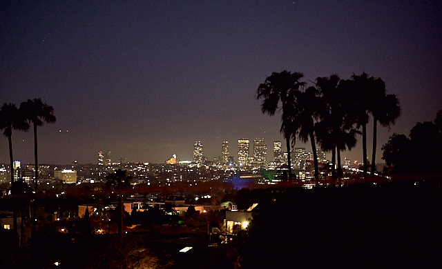 A clear nigth in West Hollywood with a view to Beverly Hills. Leica M10 with Leica 75mm Noctilux-M ASPH f/1.25. © 2018 Thorsten von Overgaard. 