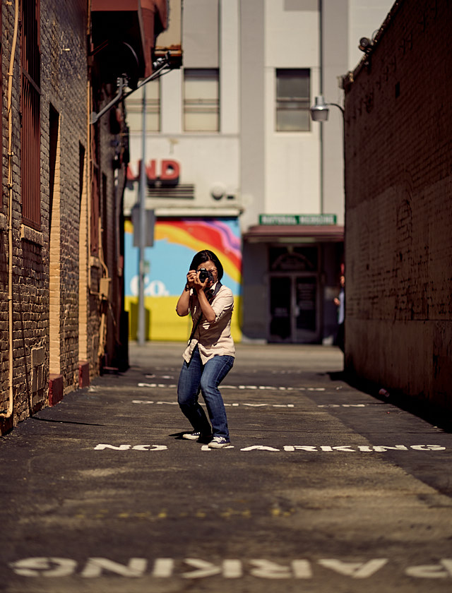 Here we go again. Lauren in a shootout with Thorsten. Leica M10 with Leica 75mm Noctilux-M ASPH f/1.25. © 2018 Thorsten von Overgaard. 