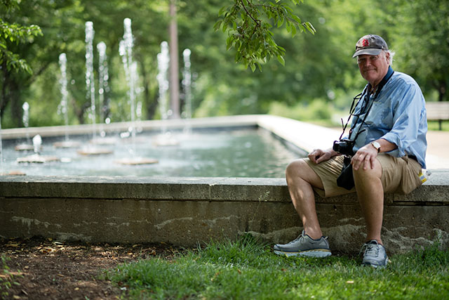 Dick Miles in Forest Park, St. Louis. Leica M10 with Leica 75mm Noctilux-M ASPH f/1.25. © 2018 Thorsten von Overgaard. 