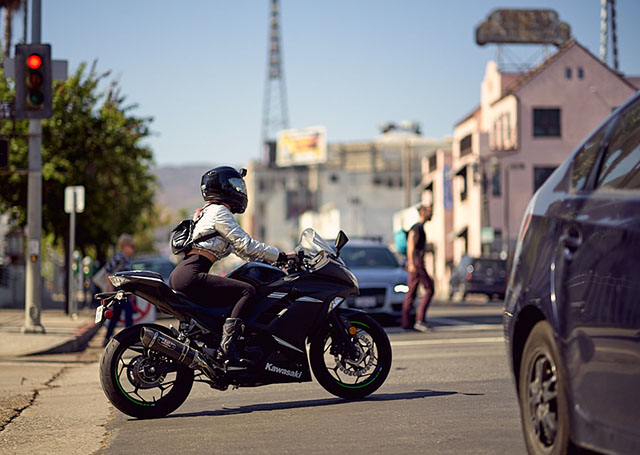 Biker babe. Leica M10 with Leica 75mm Noctilux-M ASPH f/1.25. © 2018 Thorsten von Overgaard.  