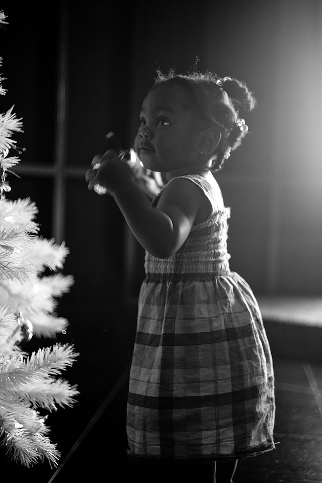 White plastic Christmas tree in Bonaire Caribbean, 2009. © Thorsten Overgaard.
