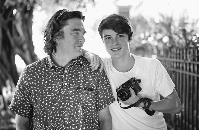 Father and son in the Cuba Workshop. Fabien Capeilleres and Hector Fabien Capeilleres. © Thorsten Overgaard. 