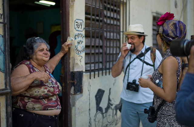 Getting strong coffee in Havana, Cuba. Leica M9 with Leica 50mm Summilux-M ASPH f/1.4 BC.  