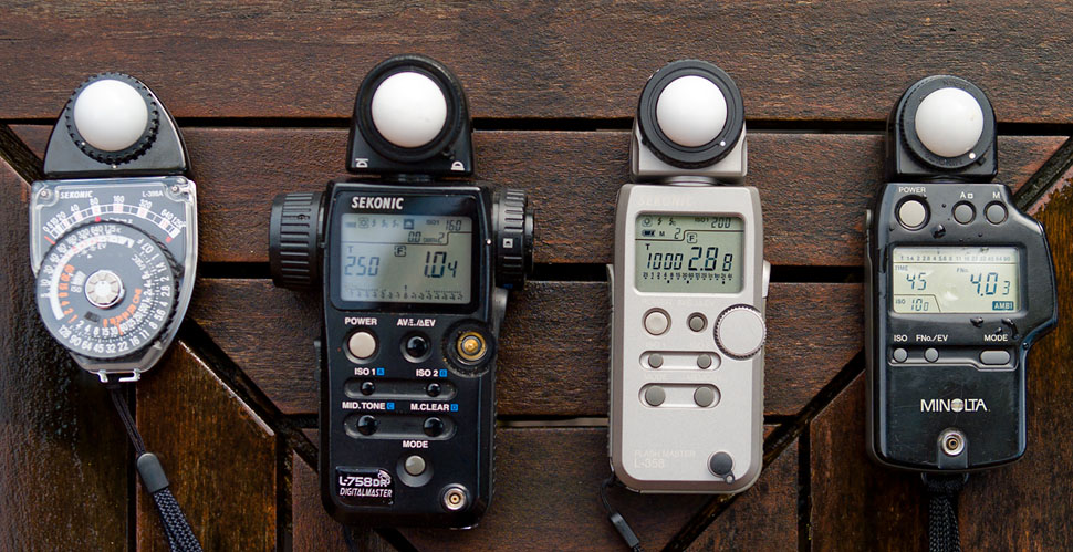 My Sekonic and Minolta light meters