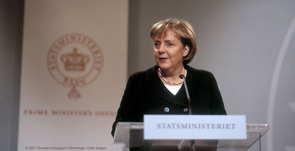 German Chancellor Angela Merkel